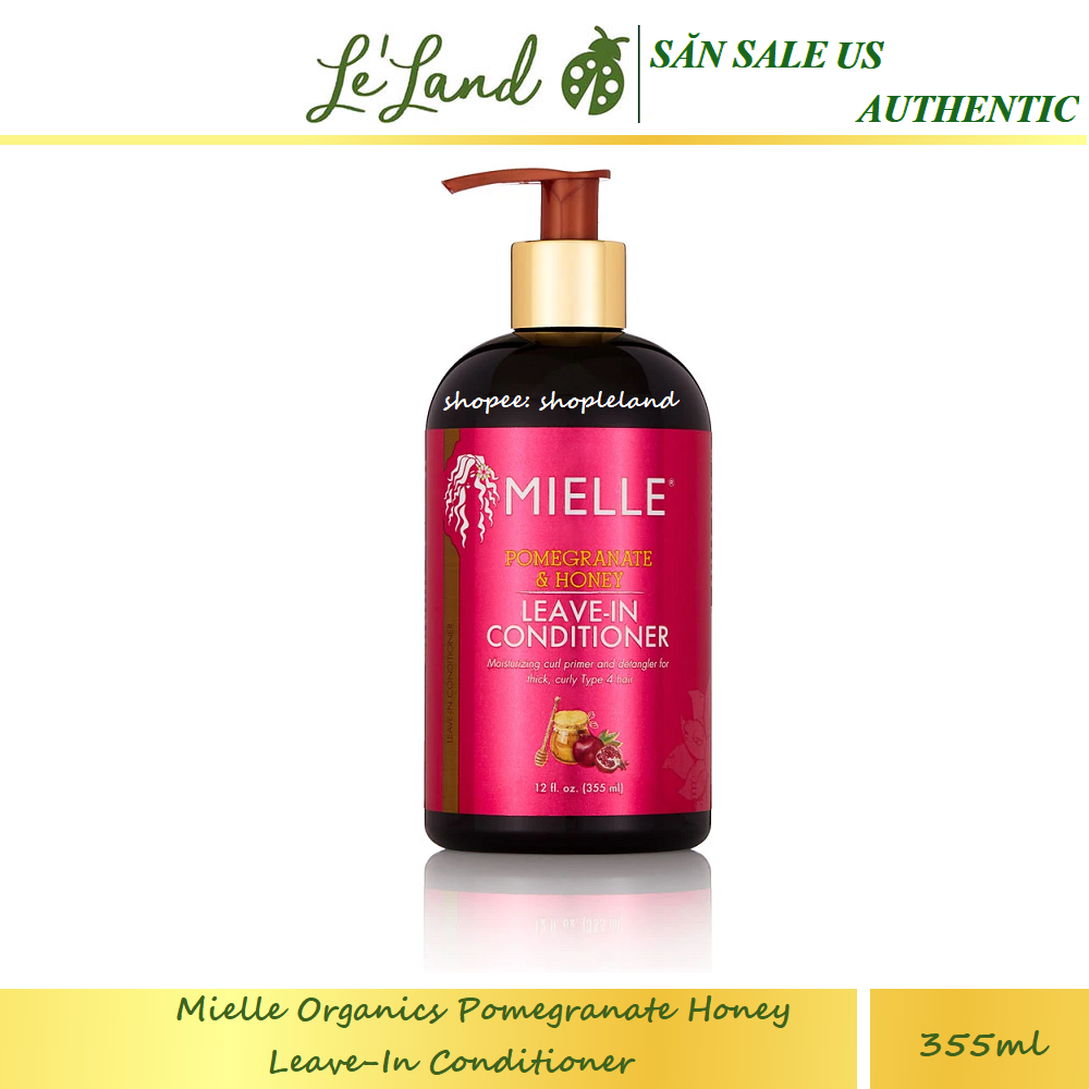 [Hcm]Bill Us - Kem Tóc Mielle Organics Pomegranate Honey Leave - In Conditioner 355Ml