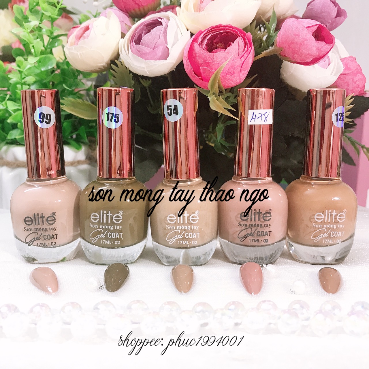 [HCM]Sơn móng tay Gel lạnh Elite 17ml ( không cần hơ đèn)