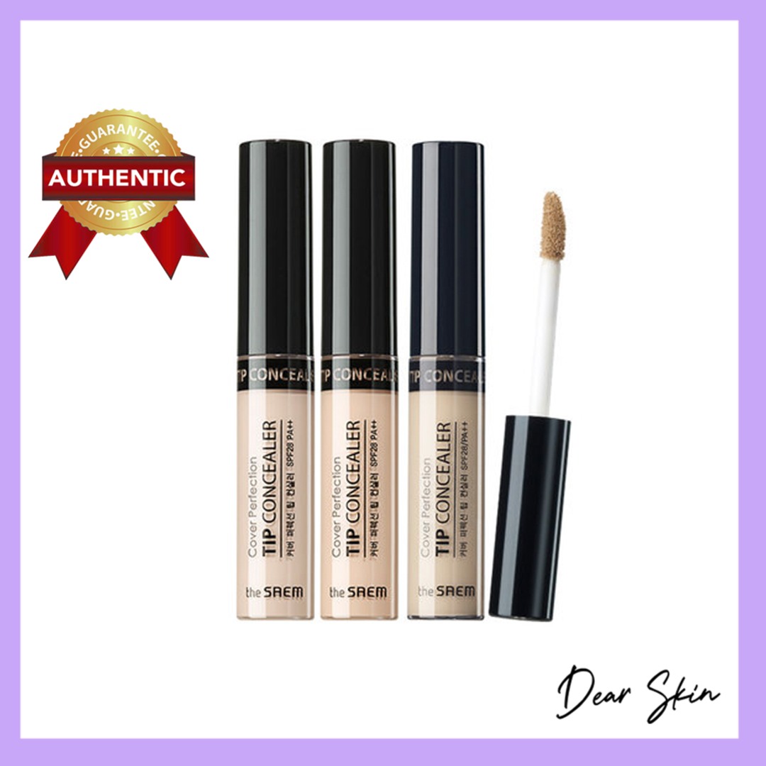 [Chính Hãng] [The Saem] Kem Che Khuyết Điểm The Saem Cover Perfection Tip Concealer - Ckđ The Saem Ckd The Saem 1.5 2.01.00 / 1.25 / 1.5 / 1.75 / 2.00