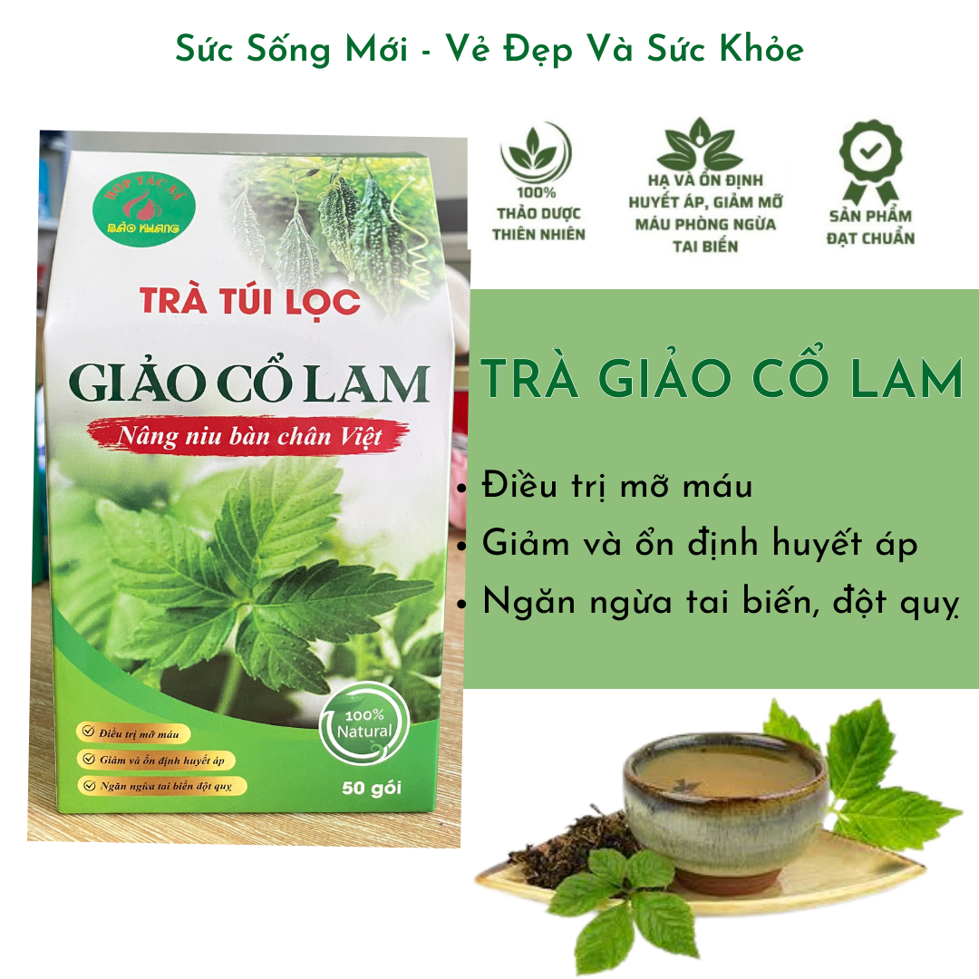 50 gói trà Detox Thanh Lọc Thải Độc Cơ Thể Trà Túi Lọc Thành Phần Hoàn Toàn Tự Nhiên Thải Độc Mát Ga