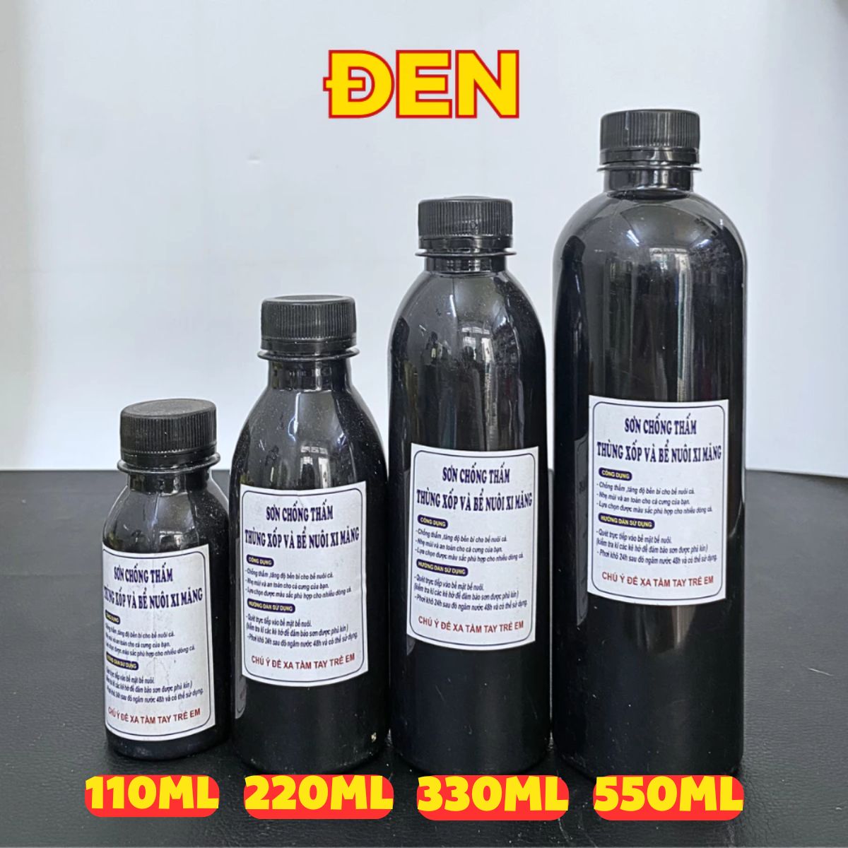 Sơn Chống Thấm Thùng Xốp Cho Bể Cá - Chống Thấm Thùng Xốp Bể Xi Măng Nuôi Cá Cảnh Thủy Sinh Cá 7 Màu