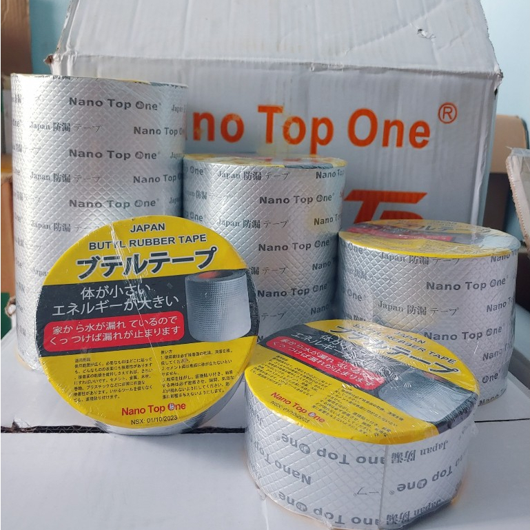 Băng Keo Chống Thấm Dột Nhật Bản Cao Cấp Nano Top One Hàng Siêu Kết Dính Vá Mái TônTrần Nhà Dột
