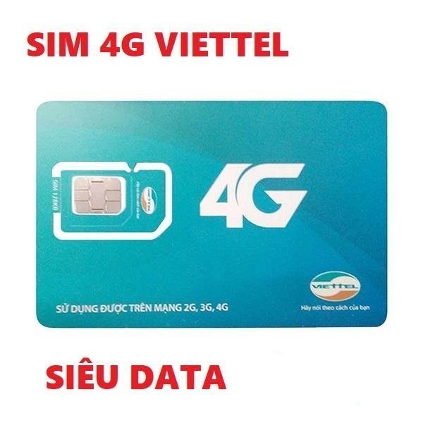 ( HOT ) Sim Viettel 4G  Sim trắng cần đăng ký chính chủ  Siêu DATA tốc độ cao FREESHIP - CHƯA KÍCH HOẠT