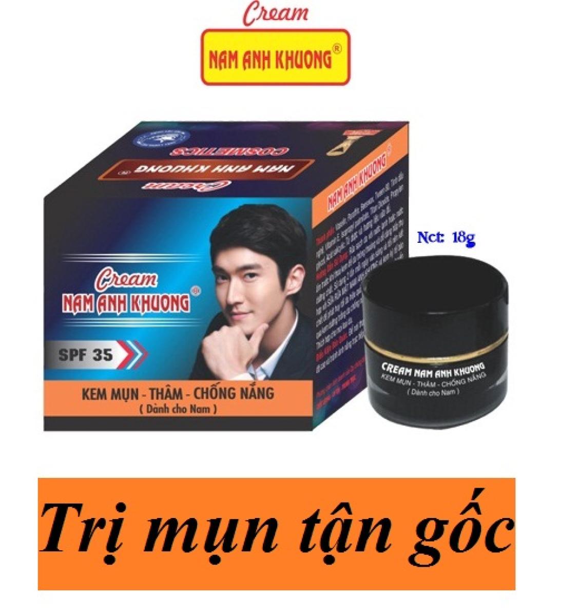 [HCM]Kem Mụn Trắng da Thâm Liền sẹo Chống nắng dành cho nam NAM ANH KHƯƠNG (12g)