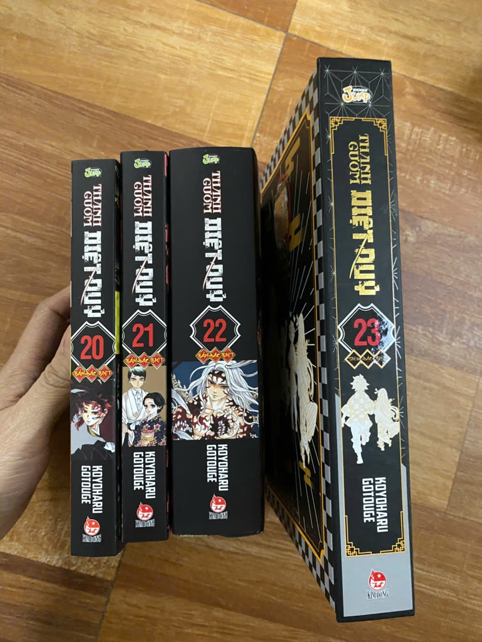 (đb+poster) Full bộ 4q truyện tranh thanh gươm diệt quỷ bản đặc biệt T20-23 full quà+poster Kimetsu 