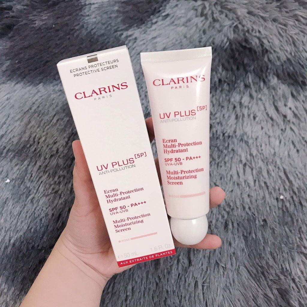 Kem Chống Nắng Clarins Uv Plus 5P Rose Spf50/Pa+++ ( Mới Nhất 2021 )