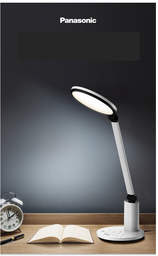 Đèn bàn Panasonic HH-LT0551 bảo vệ mắt TỰ ĐIỀU CHỈNH ánh sáng điều chỉnh ánh sáng cảm ứng dạng thanh trượt Hàng nhập khẩu chánh hãng