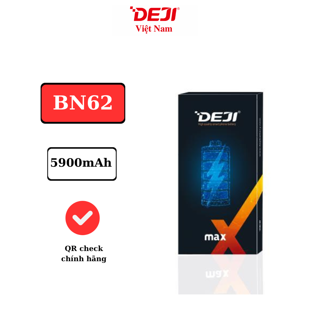 Pin Deji Xiaomi Redmi Note 9 4G / Redmi 9T / Poco M3 (6000mAh) | BN62