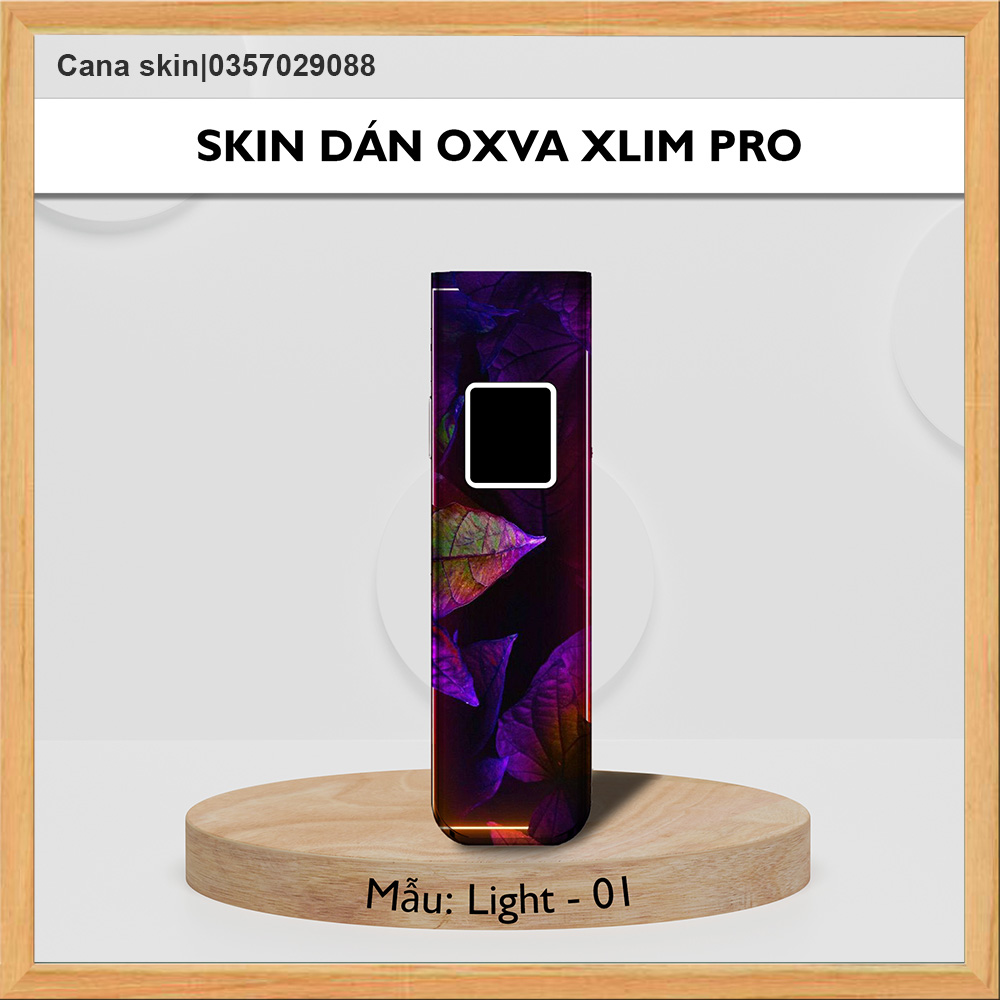 Miếng dán skin cana cho xlim v2/xlim SE / favostix / xtal pro / feelin in hình Light