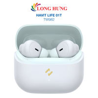 Tai nghe Bluetooth True Wireless Havit Life 01T TW982 - Hàng chính hãng - Bluetooth v5.4 cho phép kết nối nhanh chóng và tín hiệu ổn định hơn Nhiều chế độ tiện lợi như Game mode và Khử ồn AI Nghe liên tục lên đến 7.5 giờ