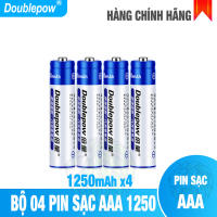 Pin Sạc AA AAA Doublepow  Dung Lượng Cao (hàng chính hãng) điện ap 1.2V Pin Sạc Micro Không Dây - Pin Đồ Chơi Điện Tử - Pin Tiểu Sạc Dung Lượng Cao - Pin Micro Loa Kẹo Kéo - Pin Chuột Không Dây