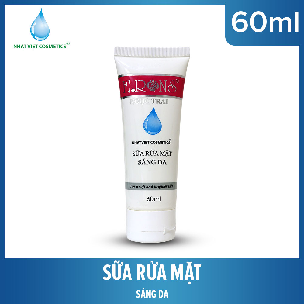 [60M] Sữa Rửa Mặt Trắng Da - Chống Lão Hóa Eron - Mỹ Phẩm Hà Linh