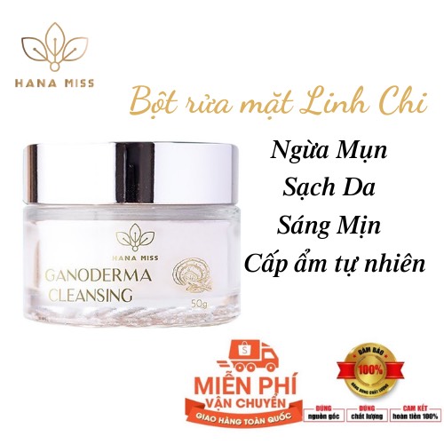 Bột Rửa Mặt Linh Chi Hana Miss Cam Kết Hàng Chính Hãng