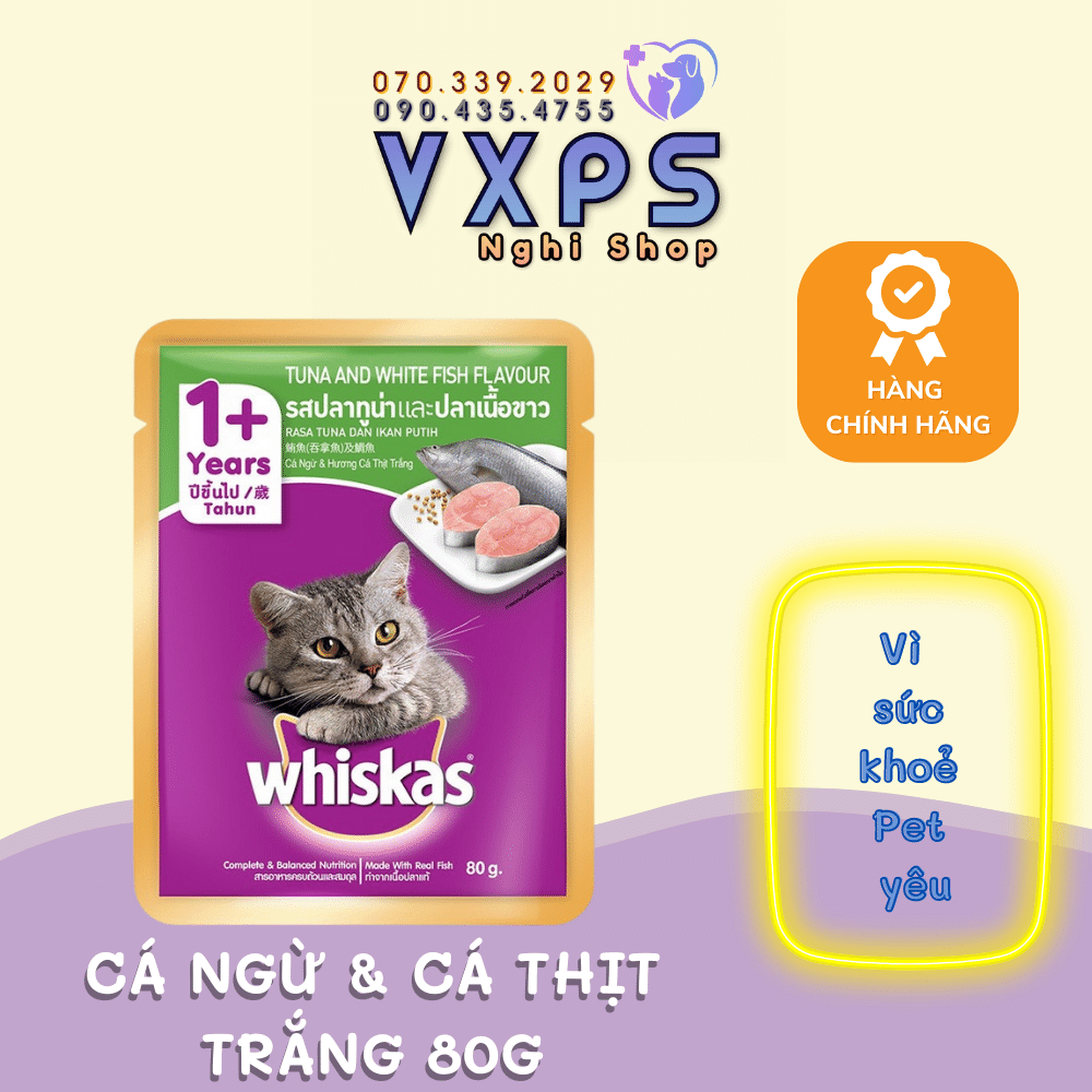 Pate gói Whiskas
