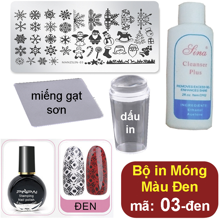 Bộ Khuôn in hình nghệ thuật lên Móng Tay (mã 03)