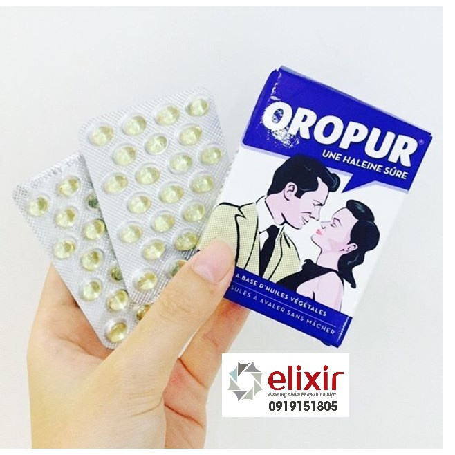 [Hcm]Viên Thơm Miệng Oropur Cho Hơi Thở An Toàn Pháp