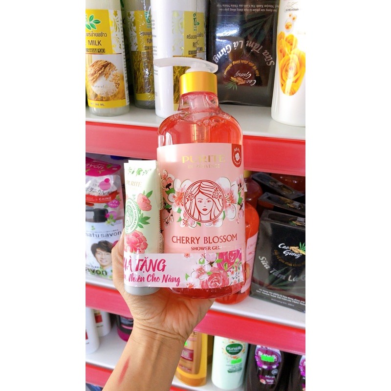 Sữa Tắm Hoa Anh Đào Purite(Tặng Kèm 2 Tuyt Dưỡng Thể)