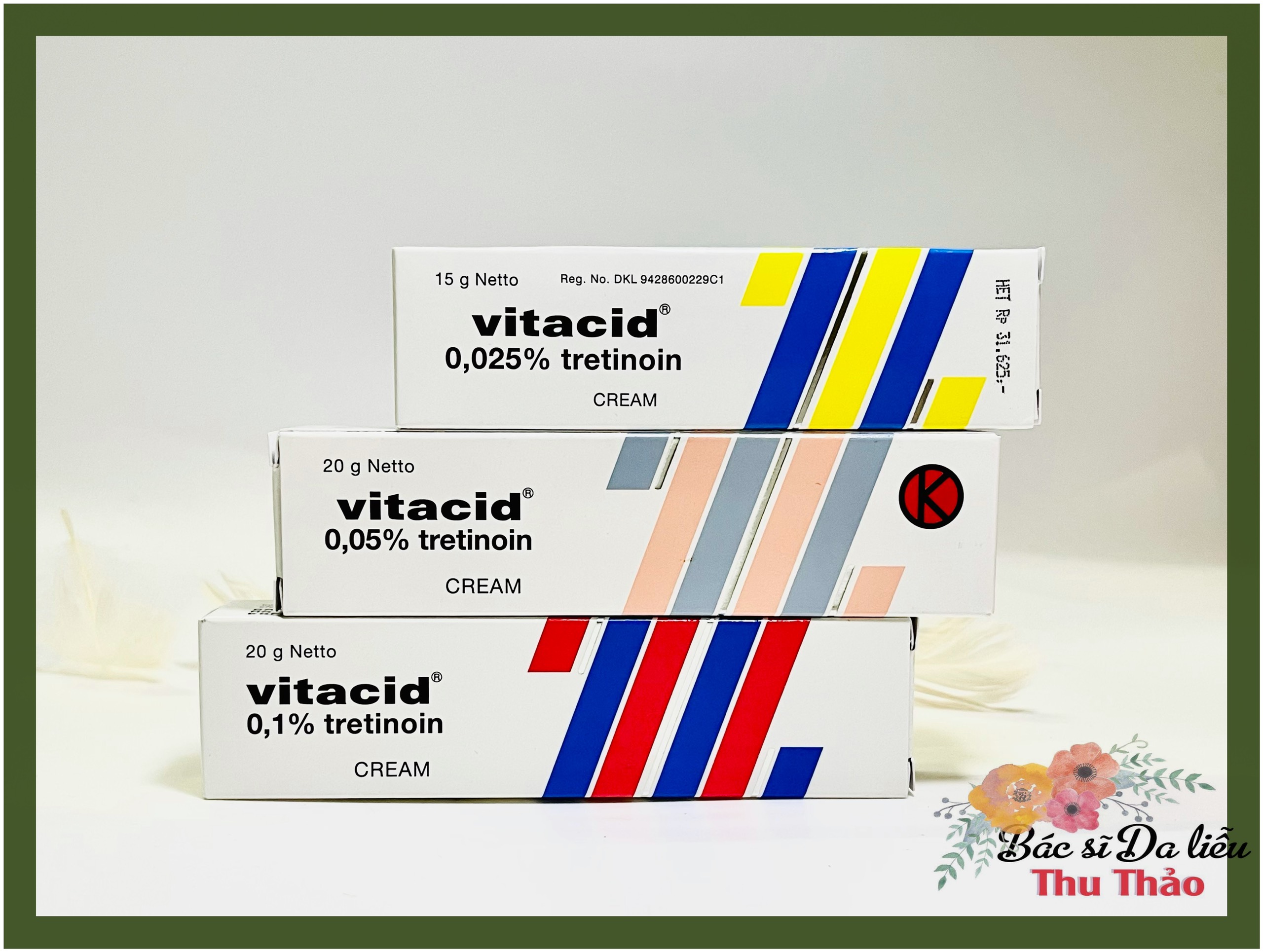 [20G] Kem Giảm Mụn Giảm Thâm Vitacid Tretinoin