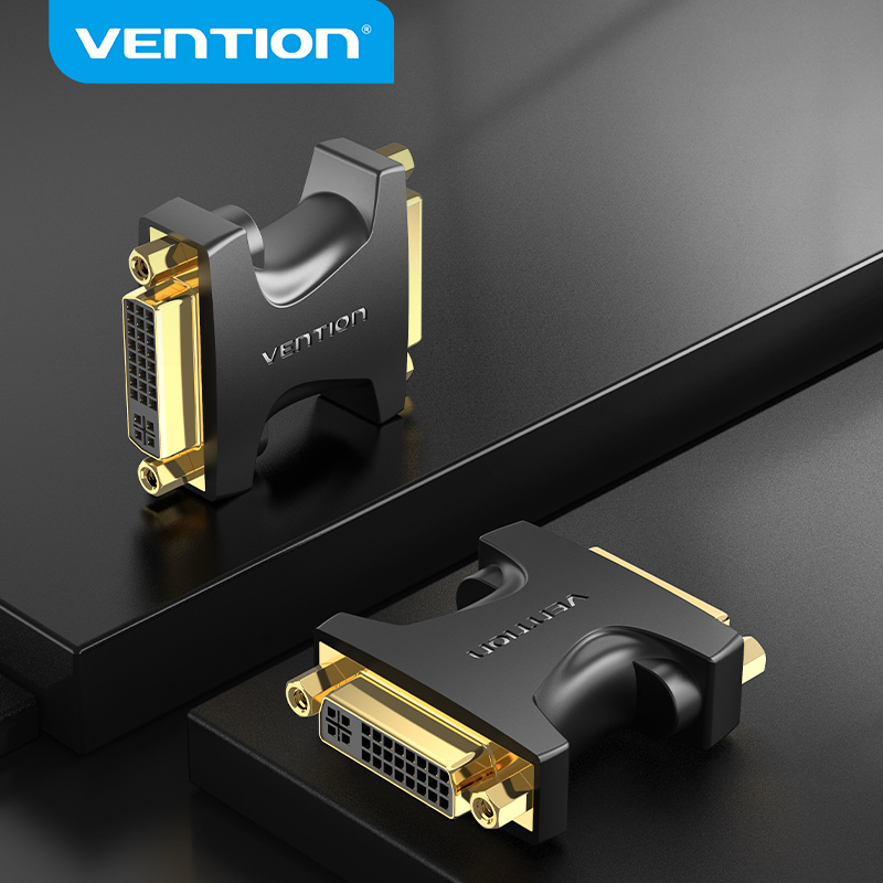 Vention DVI Adapter DVI-I 24+5 Female to Female Extension Adapter 1080P 60Hz DVI Converter for Proje