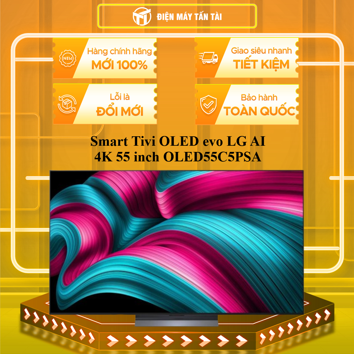 55C5PSA - Smart Tivi OLED evo LG AI 4K 55 inch OLED55C5PSA - - MIỄN PHÍ GIAO LẮP HCM