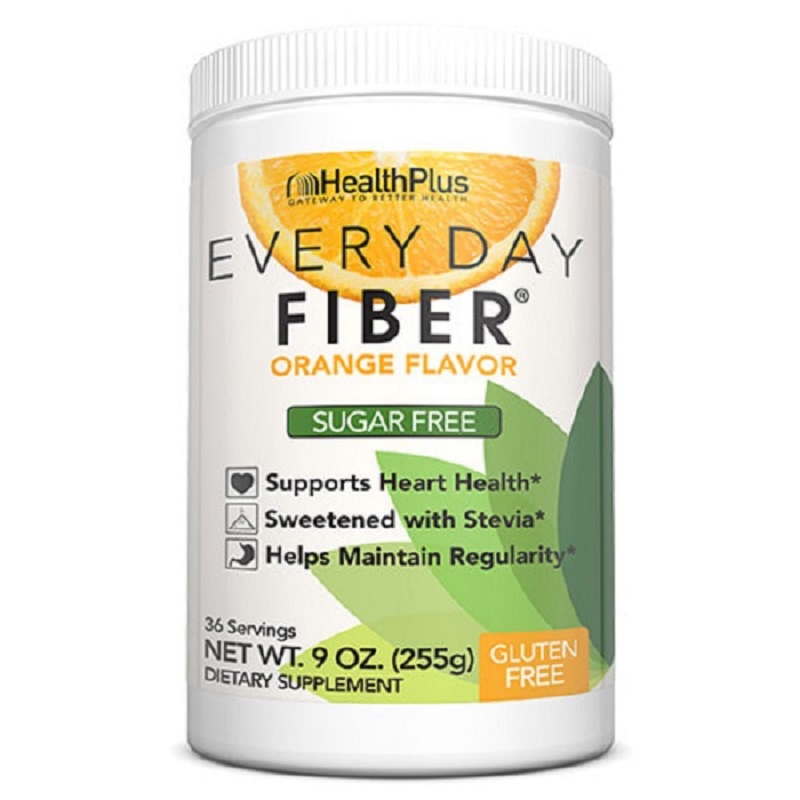 Every Day Fiber (Organe Stevia - Hương Vị Cam) | Bổ Sung Chất Xơ Hỗ Trợ Điều Trị Rối Loạn Tiêu Hóa Táo Bón & Tiêu Chảy Giảm Hấp Thu Cholesterol (255Gram)