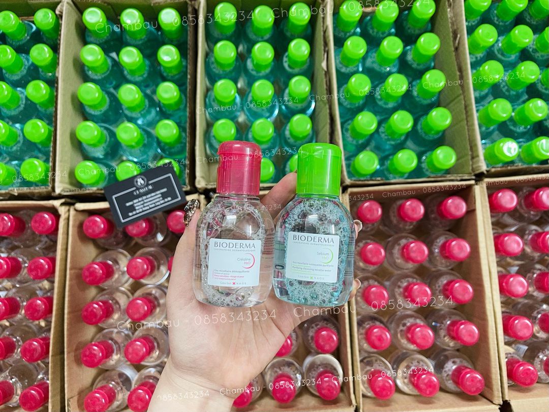 ?Hàng Nhập – Loại 1 ? Nước Tẩy Trang 100Ml Xanh - Hồng Chính Hãng