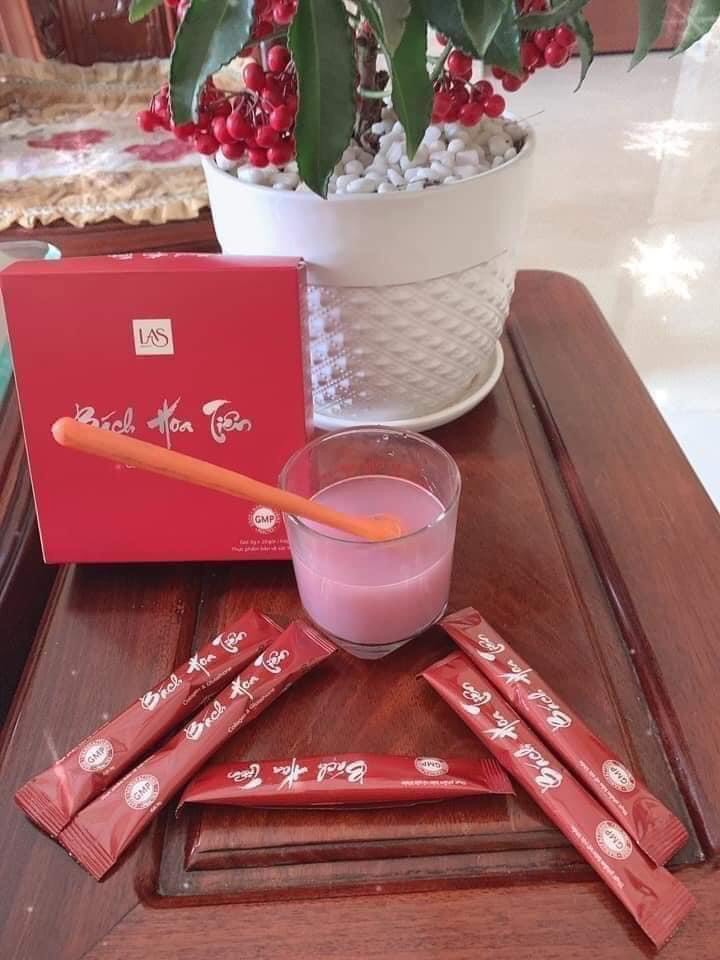 [Chính Hãng] Bách Hoa Tiên Las Beauty - Cốm uống đẹp da 20 gói