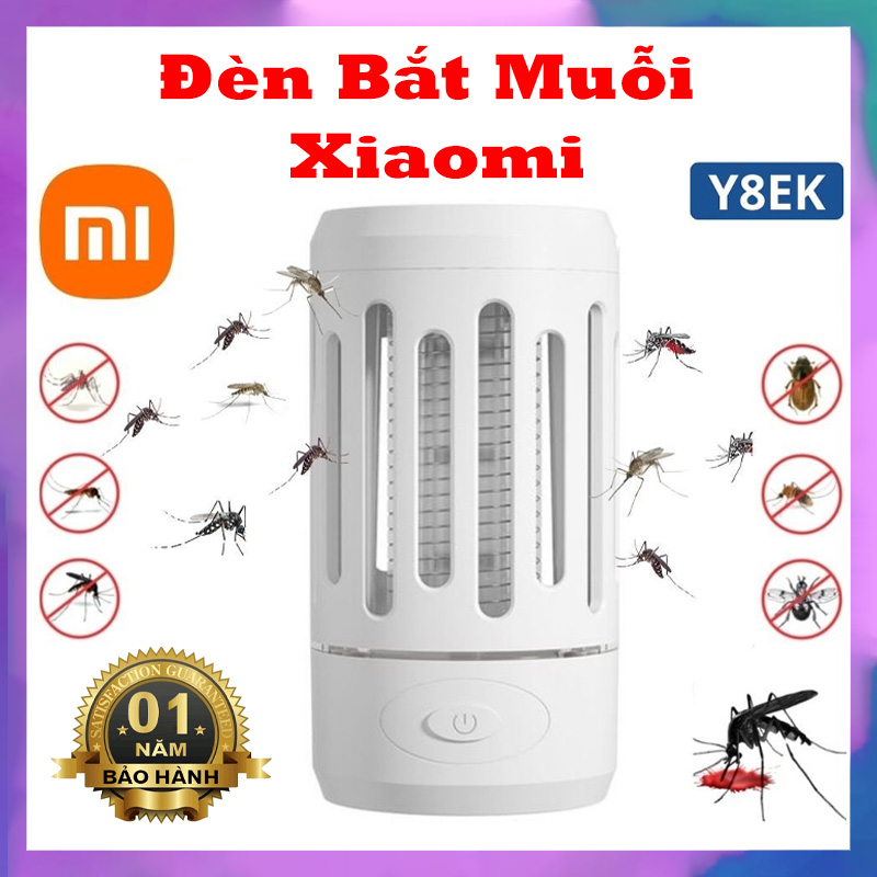 Máy bắt muỗi  diệt côn trùng Xiaomi Cleanfly Y8EK -kiêm đèn ngủ hình trụ tự động thông minh cao cấp 