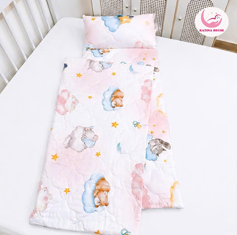 Túi ngủ Katina House cho trẻ mầm non tiểu học vải tencel cao cấp mềm mại siêu mát