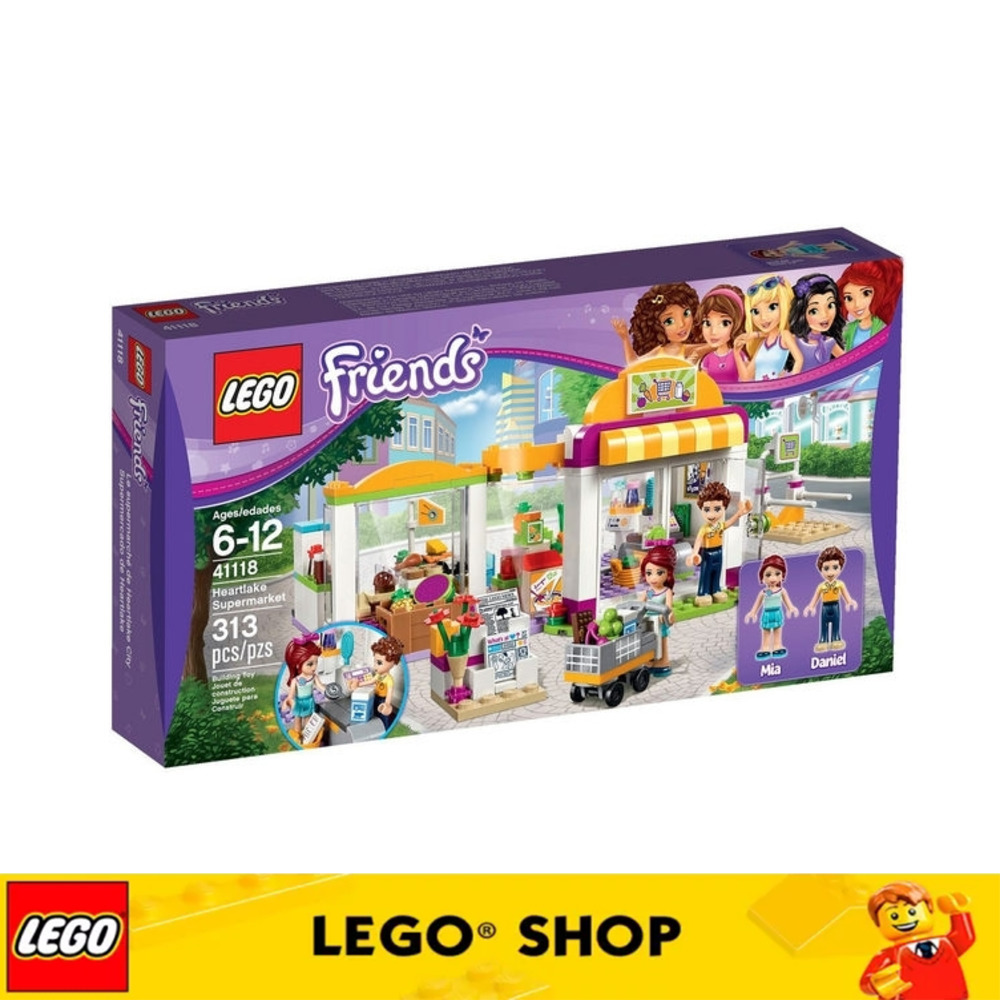 LEGO Friends Heartlake Siêu thị 41118 (313 mặt hàng) Đảm bảo chính hãng từ Đan Mạch Khối xây dựng Đồ