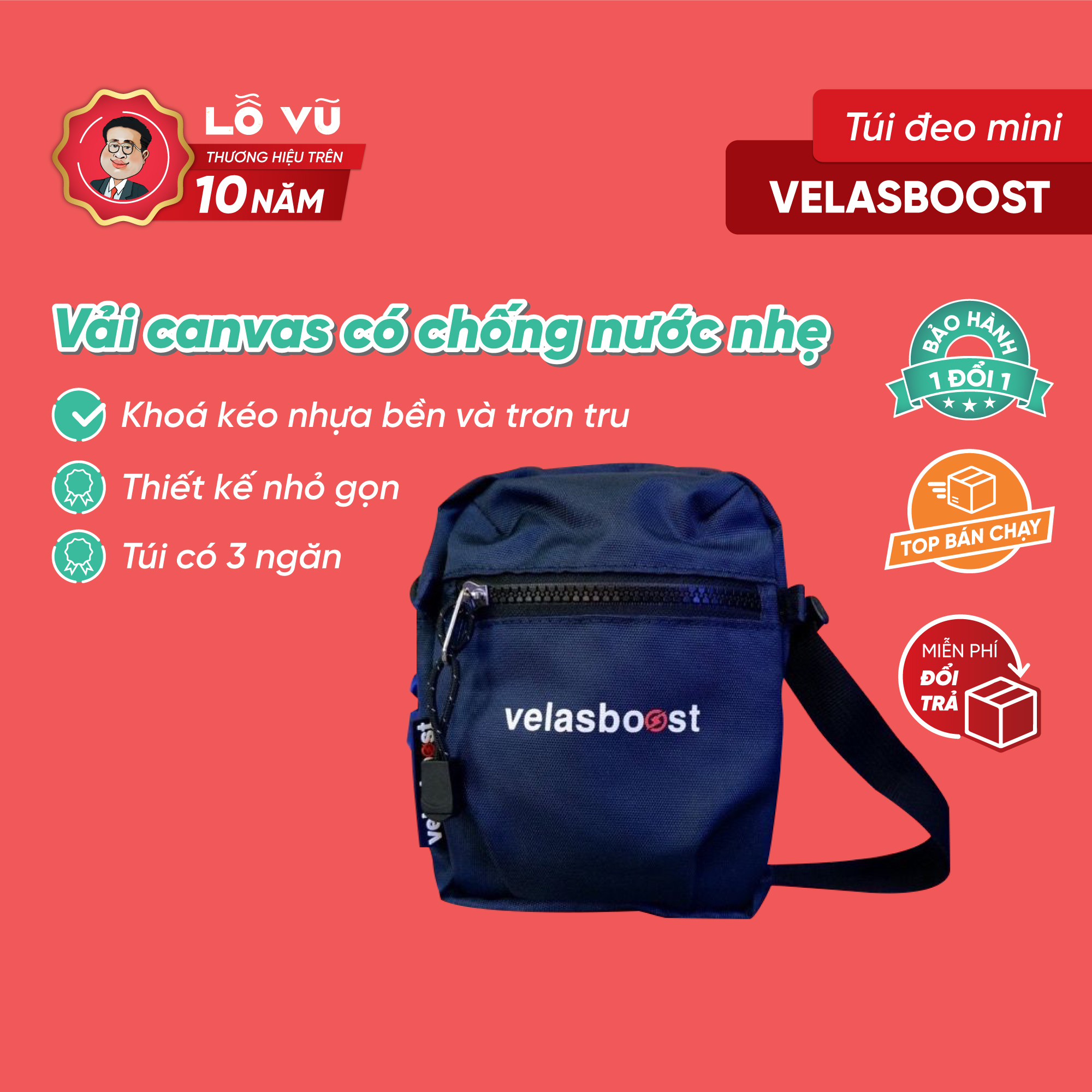 Túi đeo mini Velasboost