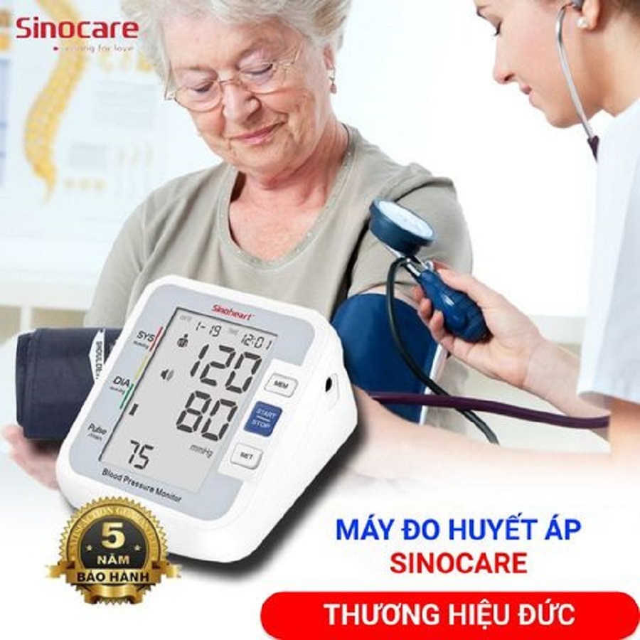 Máy Đo Huyết Áp Sinocare Chính Hãng