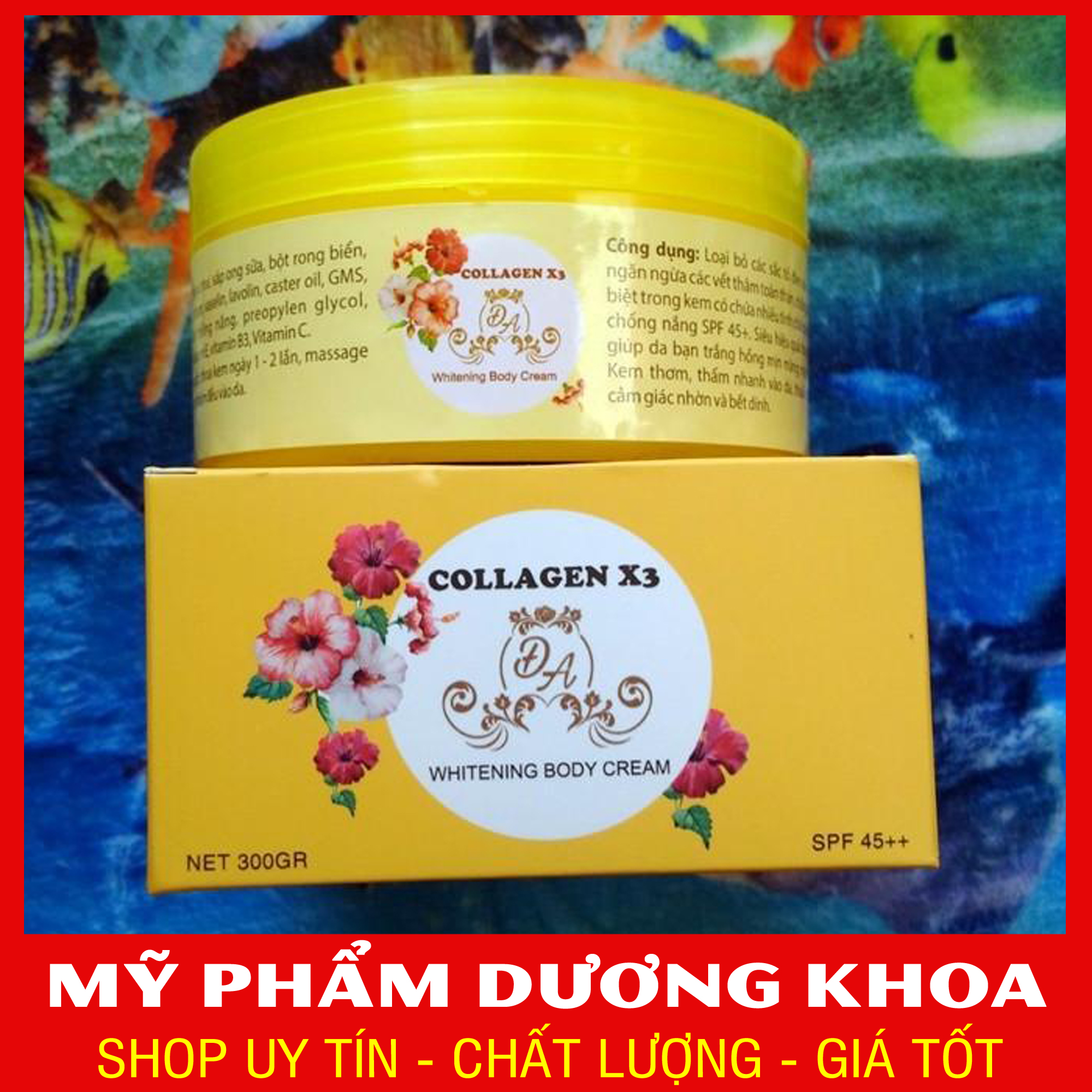 [Hcm]Kem Dưỡng Trắng Da Body Colagen X3 - Bán Chạy