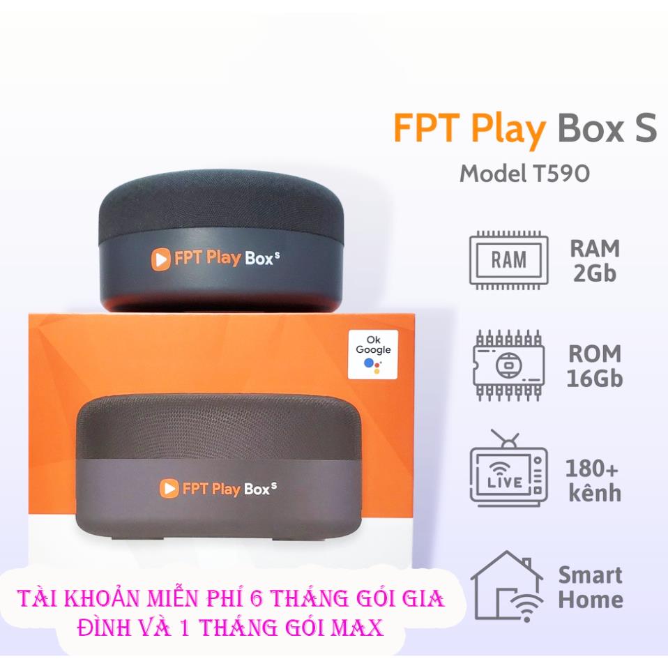 BOX SMART FPT PLAY S2021 T590 - CHÍNH HÃNG FPT TELECOM. BẢO HÀNH 12 THÁNG