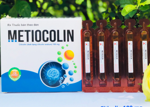 Bổ não METIOCOLIN cho người lớn và trẻ em an toàn và hiệu quả vượt trội ( hộp 20 ống)
