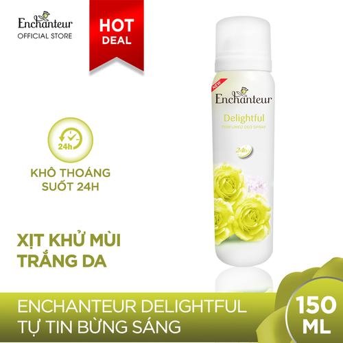 [Hcm]Xịt Khử Mùi Nước Hoa Enchanteur Delightful