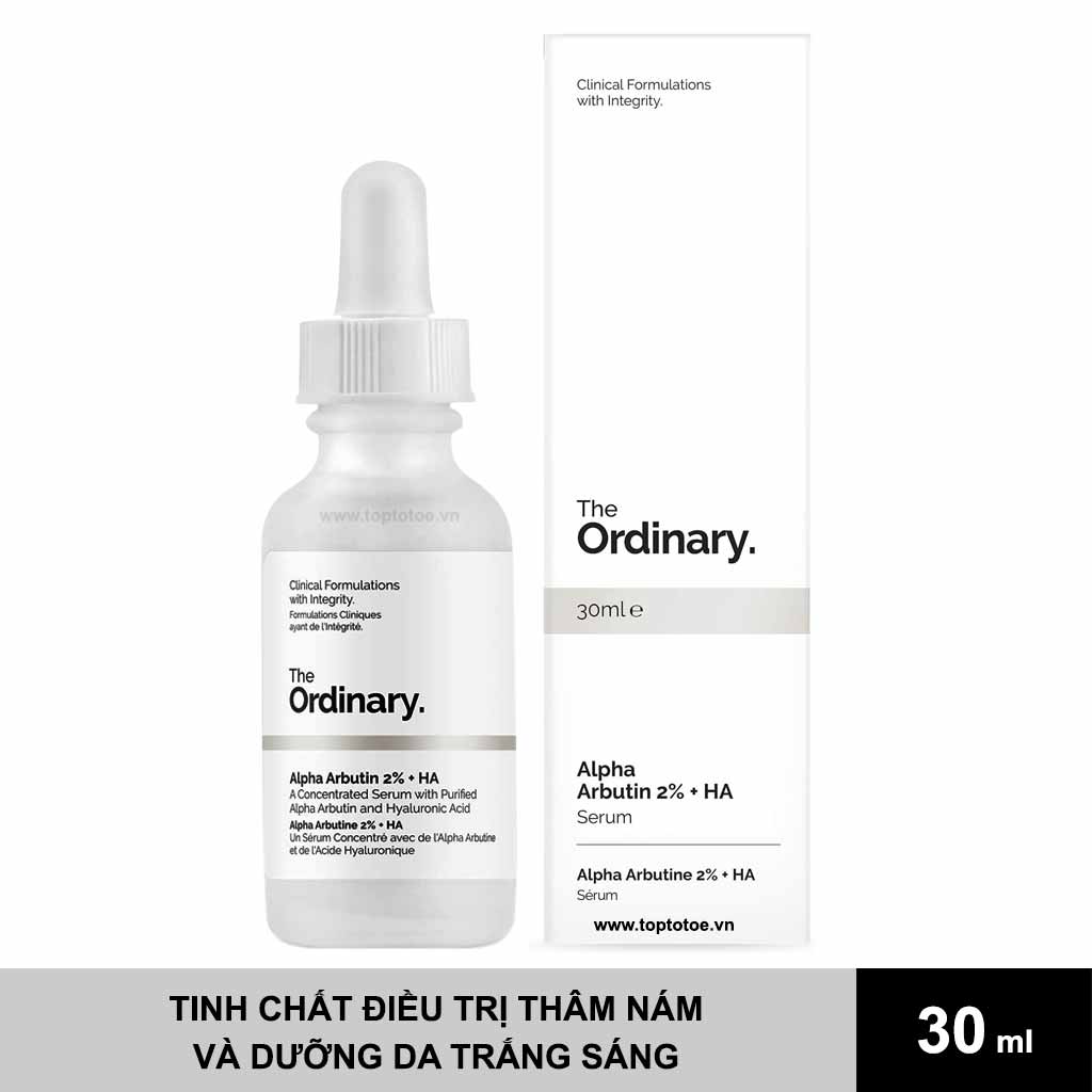 Serum Dưỡng Trắng Da Alpha Arbutin 2% + Ha The Ordianry - 30Ml