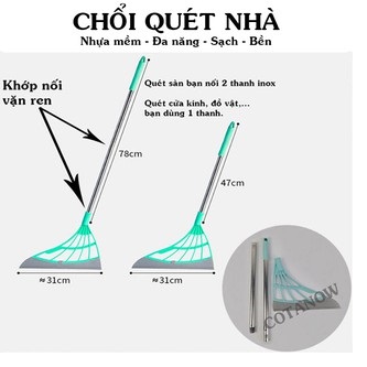 [HCM] Chổi Quét Nhà Nhựa Mềm Silicon Đa Năng