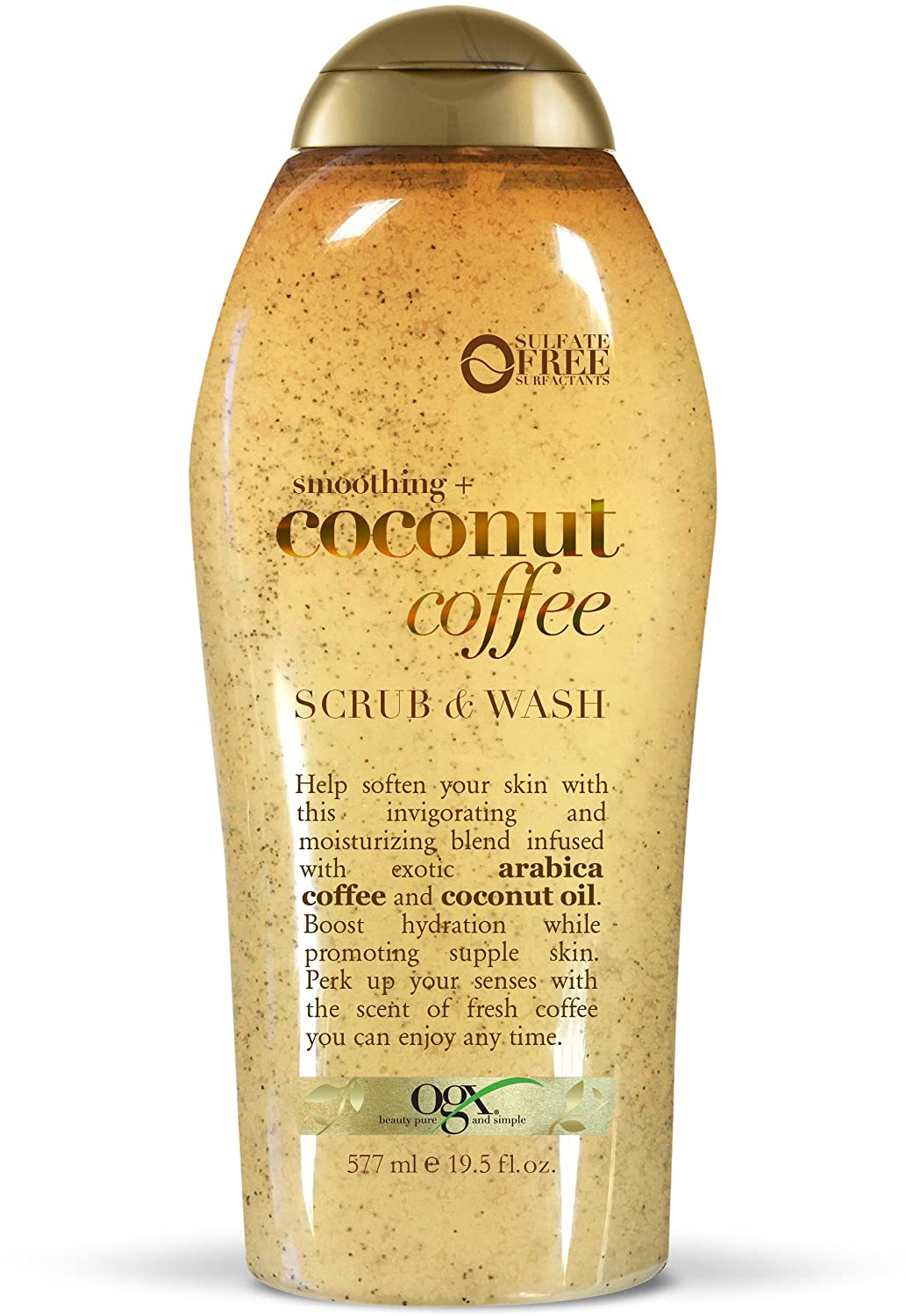 Gel Tắm Thiên Nhiên Hương Dừa & Cà Phê Ogx Coconut Coffee Body Wash 577Ml (Mỹ)