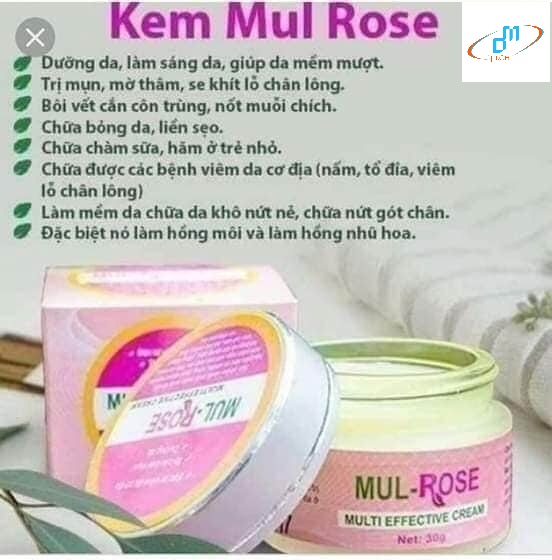 [Hcm]Kem Bôi Da Đa Năng Mul Rose Thiên Nhiên - Giải Quyết Các Vấn Đề Về Da Liễu