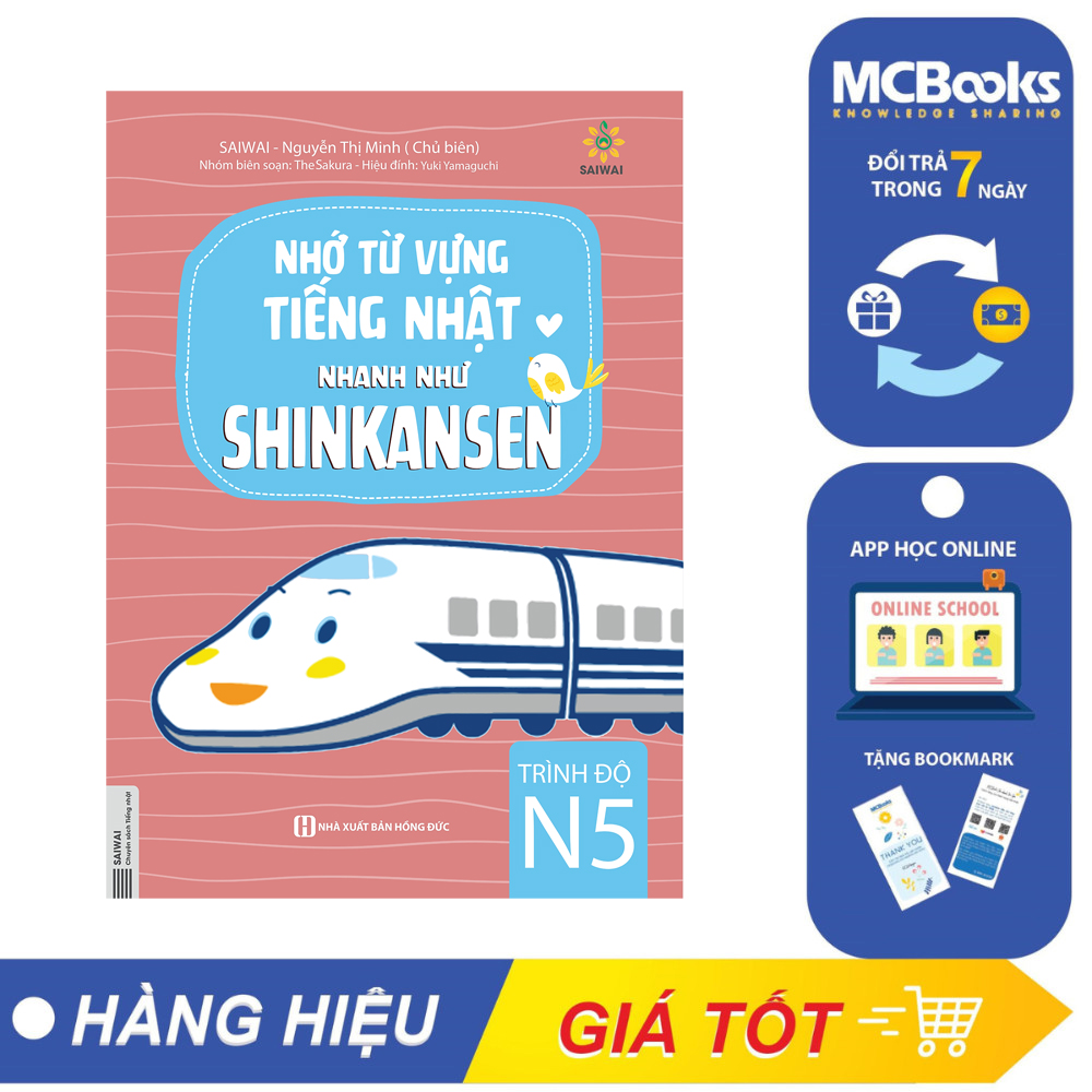 Sách - Nhớ Từ Vựng Tiếng Nhật Nhanh Như Shinkanzen - McBooks