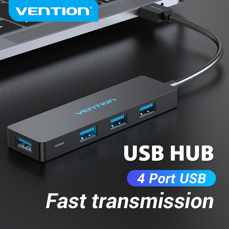 Vention USB 3.0 HUB Chia Cổng USB 5Gbps 4 Cổng Adapter Multiple Splitter High Speed OTG cho Macbook