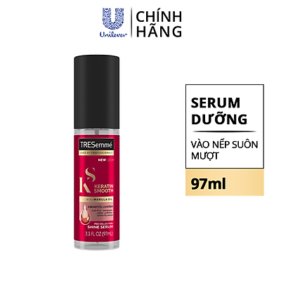 Serum Dưỡng Tóc TRESEMME Keratin Smooth Xịt Dưỡng tóc tạo kiểu Dầu Marula & Keratin Tóc Vào Nếp Bóng