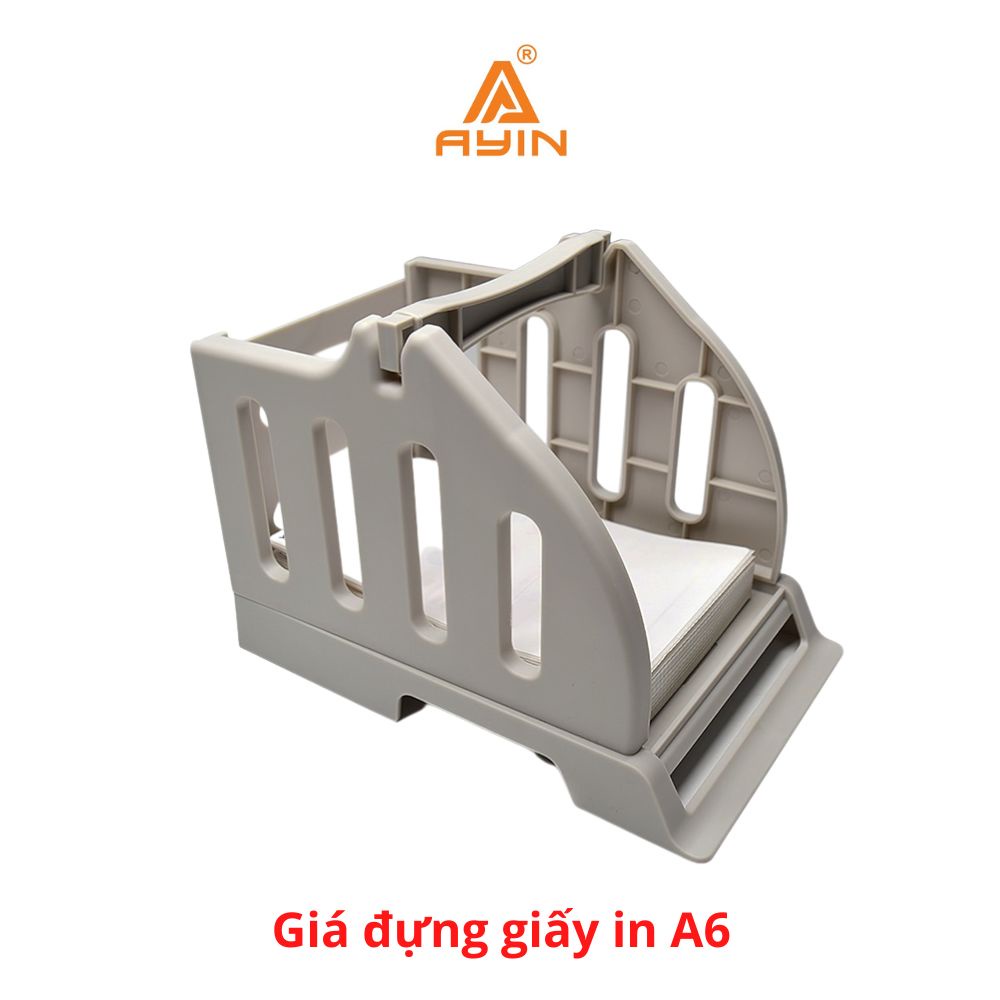 Giá để giấy in nhiệt khay đựng giấy máy in nhiệt AYIN giá đựng giấy in nhiệt khổ a6 a7