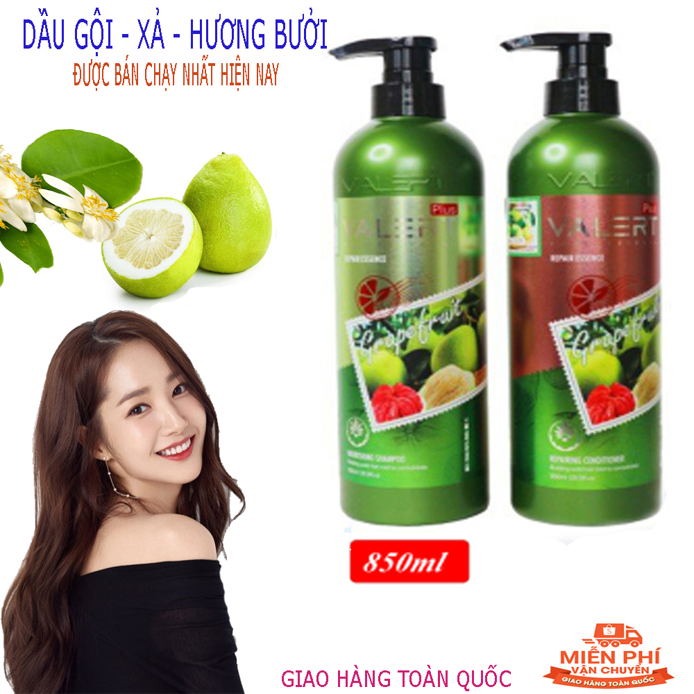 Combo Dầu Gội Xả Tinh Dầu Bưởi [Mẫu Mới] - Giảm Tóc Gãy Rụng Kích Thích Mọc Tóc Phục Hồi Tóc Hư Tổn Giúp Tóc Chắc Khỏe Bóng Mượt. Hàng Chuẩn Loại 1 - An Toàn Tuyệt Đối Khi Sử Dụng !