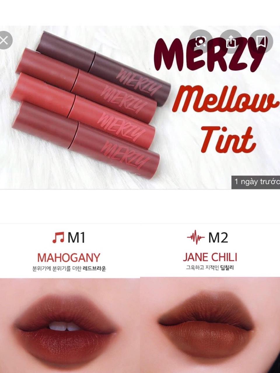 [HCM]Son Kem Lì Siêu Mịn Merzy Bite The Beat Mellow Tint