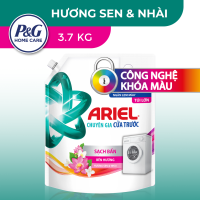 Nước Giặt Cửa Trước ARIEL Ngăn Lem Màu Quần Áo Siêu Thơm Hương Downy Nắng Sớm/ Hương Sen Nhài Túi 3.9KG/ 3.7KG