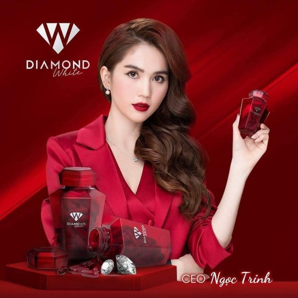 [Hcm]Viên Uống Trắng Da Diamond White - Cam Kết Hàng Thật