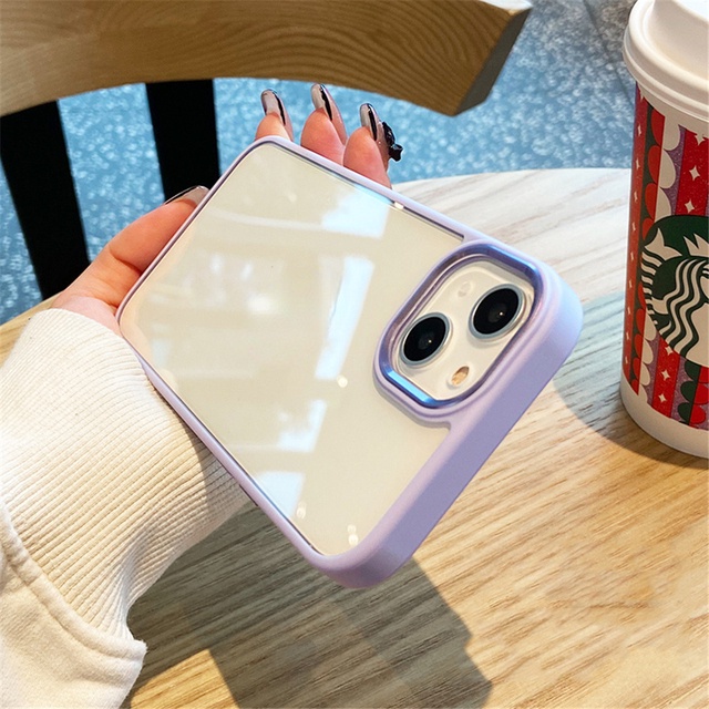 [FULL BOX] Ốp lưng iPhone viền kim loại IP58 - Viền nổi bảo vệ Camera - Ốp lưng cứng trong suốt khôn