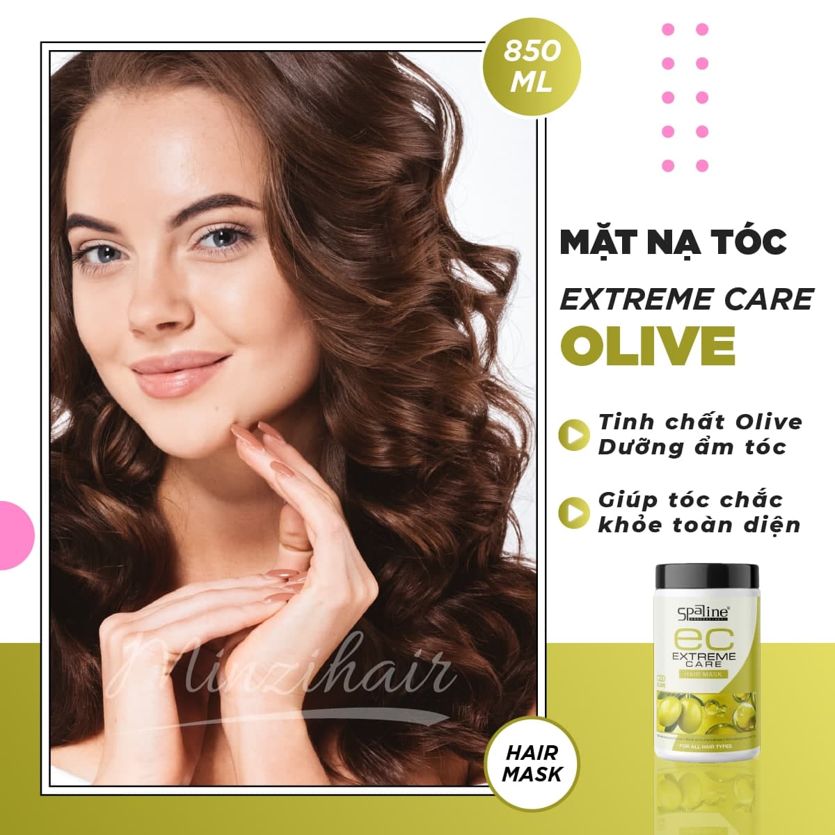 Mặt Nạ Dưỡng Tóc Extreme Care Olive 850Ml _ Minzihair